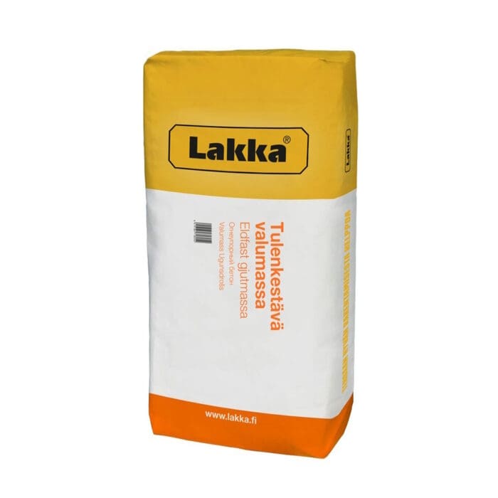 Lakka tulenkestävä valumassa
